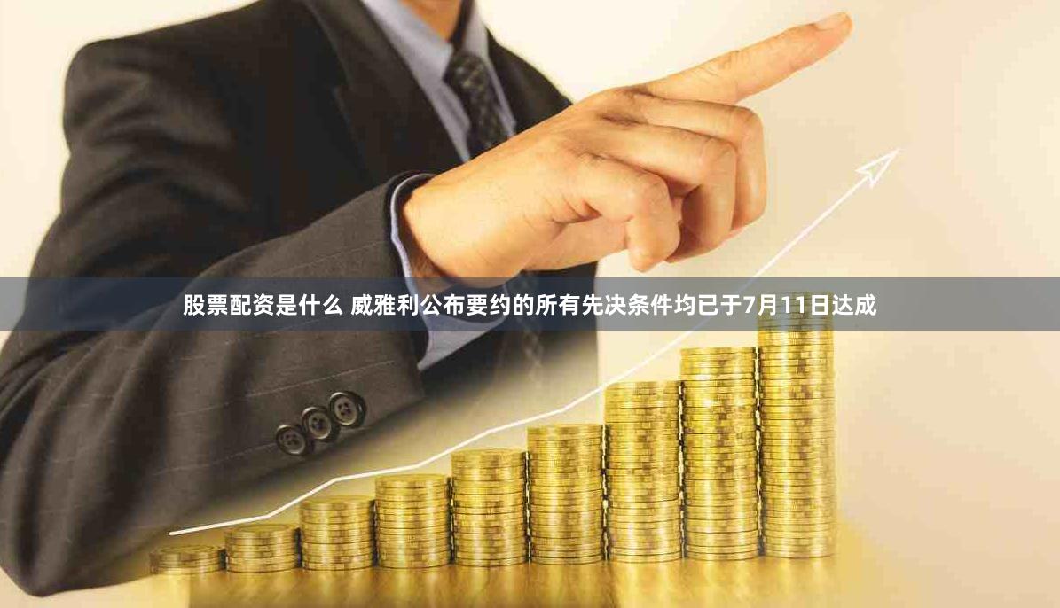 股票配资是什么 威雅利公布要约的所有先决条件均已于7月11日达成